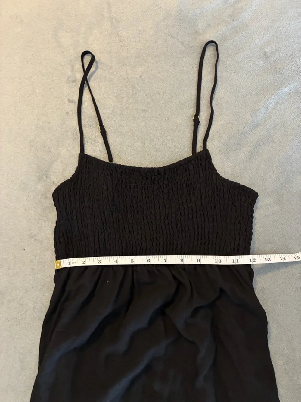 Z Supply Black Smocked Bodice Maxi Dress - Women - Picture 8 of 9
